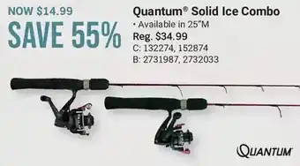 Cabela's Quantum solid ice combo offer