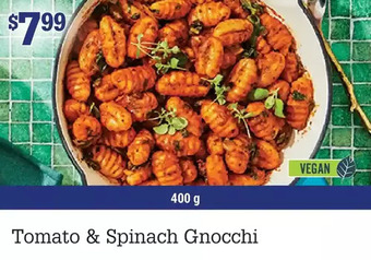 M & M Food Market Tomato & spinach gnocchi offer