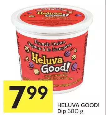 Foodland Heluva good! dip offer