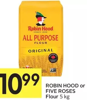Foodland Robin hood or five roses flour offer