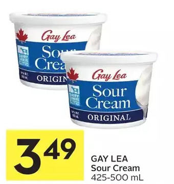 Foodland Gay lea sour cream offer