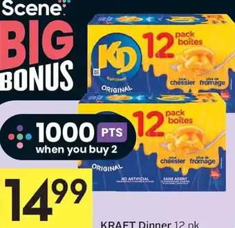 Foodland Kraft dinner offer