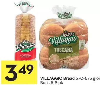 Foodland Villaggio bread or buns offer