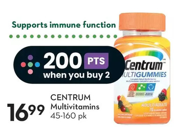 Sobeys Centrum multivitamins offer