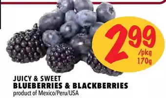 Farm Boy Blueberries & blackberries offer