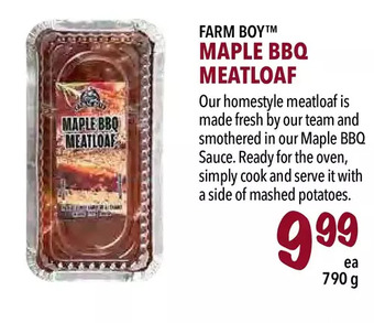 Farm Boy Farm boy maple bbq meatloaf offer