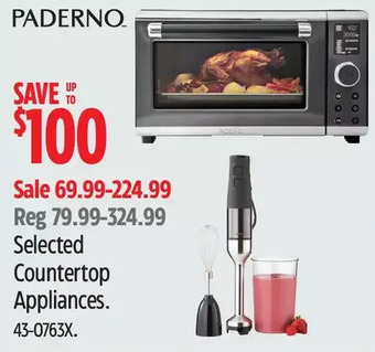 Canadian Tire Paderno countertop appliances offer