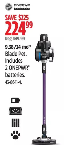 Canadian Tire Hoover blade pet offer