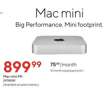 Staples Mac mini m1 offer