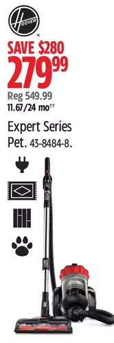 Canadian Tire Hoover expert series pet canister vacuum offer
