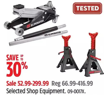 Canadian Tire Shop equipment offer
