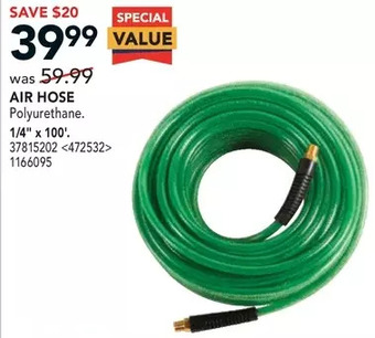 RONA Metabo hpt air hose offer