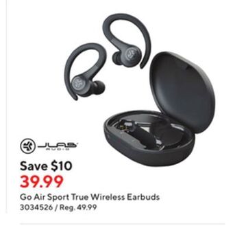 Staples Jlab go air sport true wireless earbuds offer