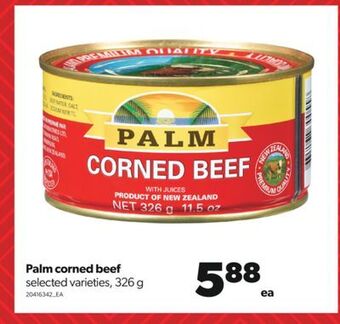 Real Canadian Superstore Palm corned beef, 326 g offer