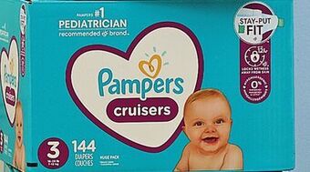 Walmart Pampers cruisers diapers offer
