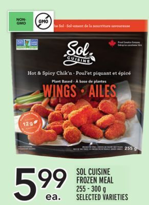 Metro Sol cuisine frozen meal offer