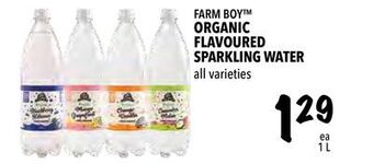 Farm Boy Farm boy™ organic flavoured sparkling water offer