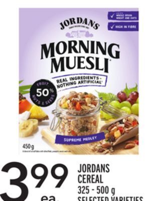 Metro Jordans cereal offer