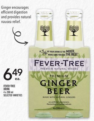 Metro Fever-tree drink offer