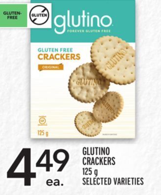 Metro Glutino crackers offer