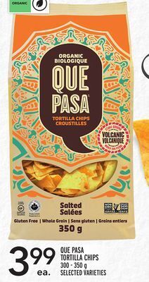 Metro Que pasa tortilla chips offer