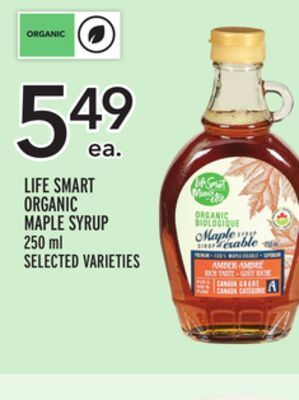 Metro Life smart organic maple syrup offer