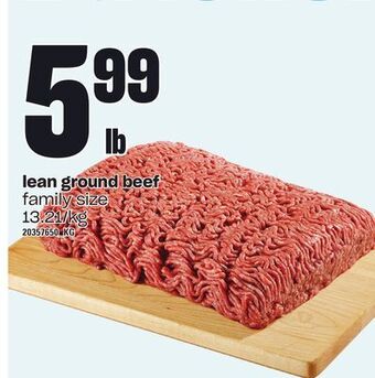 Zehrs Markets Lean ground beef offer