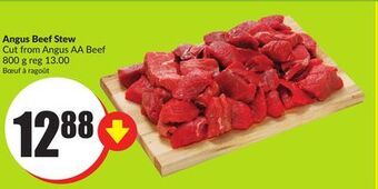 FreshCo Angus beef stew cut from angus aa beef 800 g offer