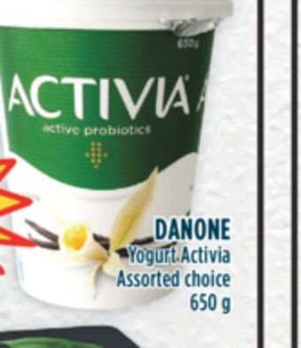 Marché Adonis Danone yogurt activia offer