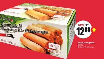 FreshCo Tastie spring rolls 2.8 kg offer