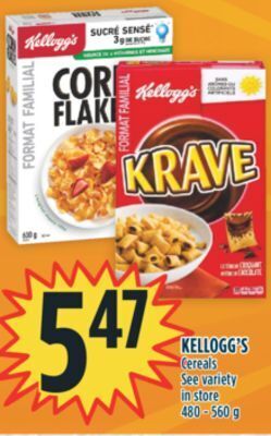 Marché Adonis Kellogg's cereals offer