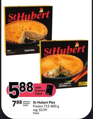 FreshCo St-hubert pies frozen 715-800 g offer