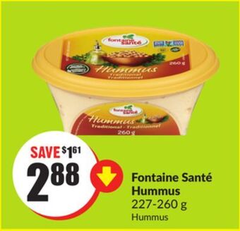 Chalo FreshCo Fontaine santé hummus 227-260 g offer