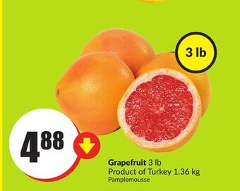 Chalo FreshCo Grapefruit 3 lb product of turkey 1.36 kg offer