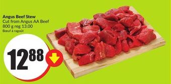 Chalo FreshCo Angus beef stew cut from angus aa beef 800 g offer