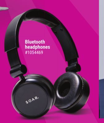 Giant Tiger Bluetooth headphones offer