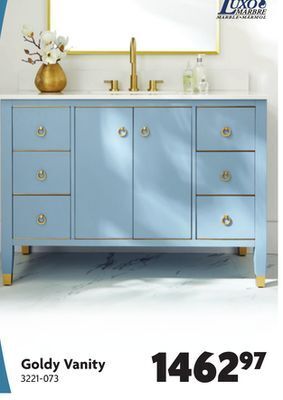 Home Hardware Goldy vanity offer