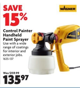 Home Hardware Control painter handheld paint sprayer offer