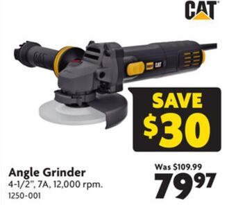 Home Hardware Angle grinder offer