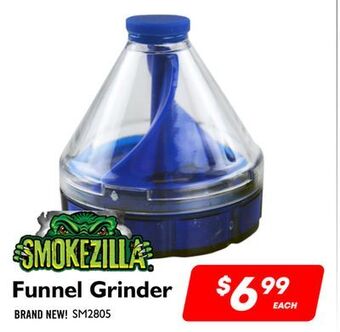 Smokezilla funnel grinder