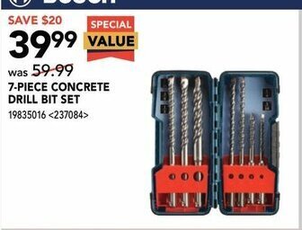 RONA 7-Piece concrete drill bit set offer