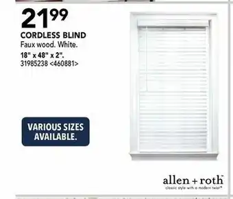 RONA Cordless blind offer