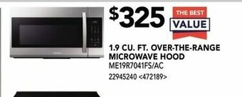 RONA 1.9 CU. FT. Over-the-range microwave hood offer