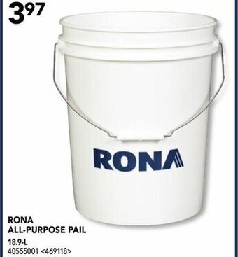 RONA Rona all-purpose pail offer