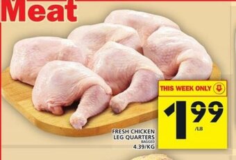 Food Basics Fresh chicken leg quarters offer