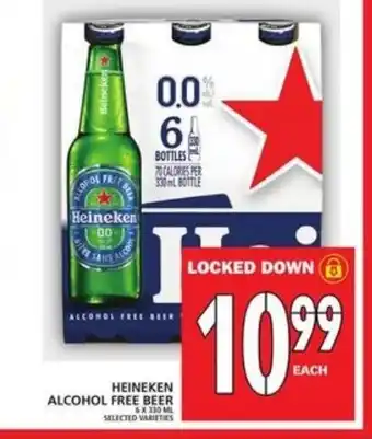 Food Basics Heineken alcohol free beer offer