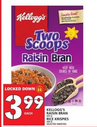 Food Basics Kellogg's raisin bran offer