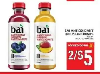 Food Basics Bai antioxidant infusion drinks offer