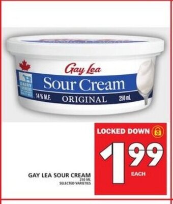 Food Basics Gay lea sour cream offer