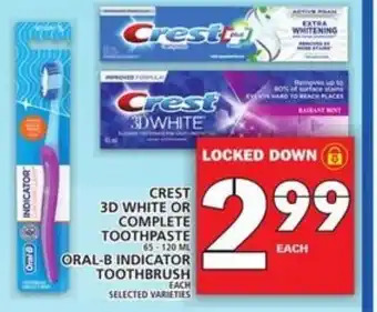 Food Basics Crest 3D white offer